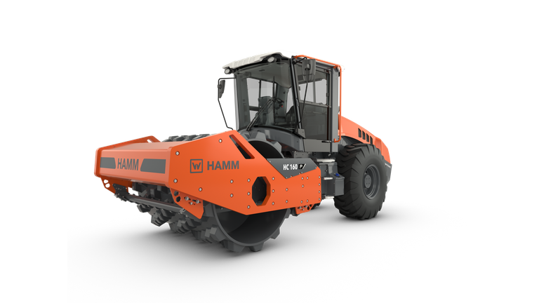 Compactor with padfoot drum HC 160 P