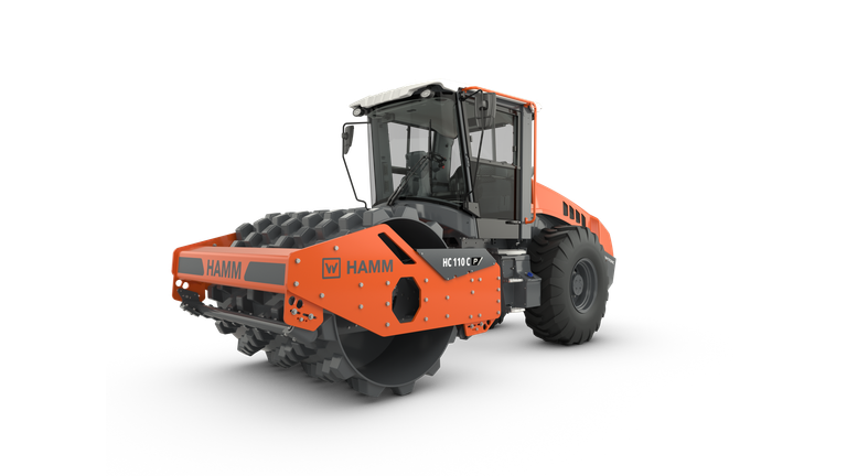 Compactor with padfoot drum HC 110 C P