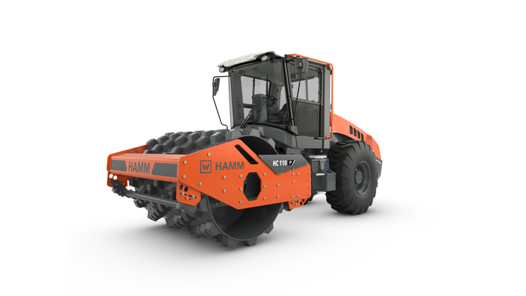 Compactor with padfoot drum HC 110 P