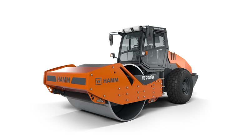 Compactor with smooth drum HC 208i D