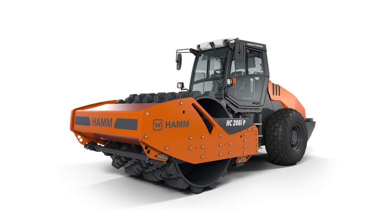 Compactor with padfoot drum HC 208i P