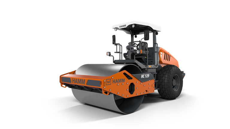 Compactor with smooth drum HC 129