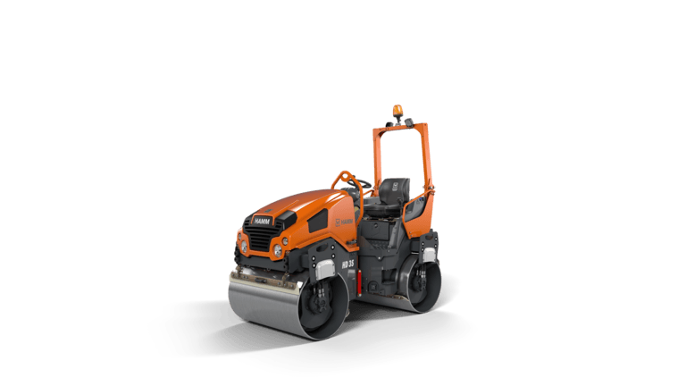 Tandem roller with two vibrating roller drums HD 35 VV