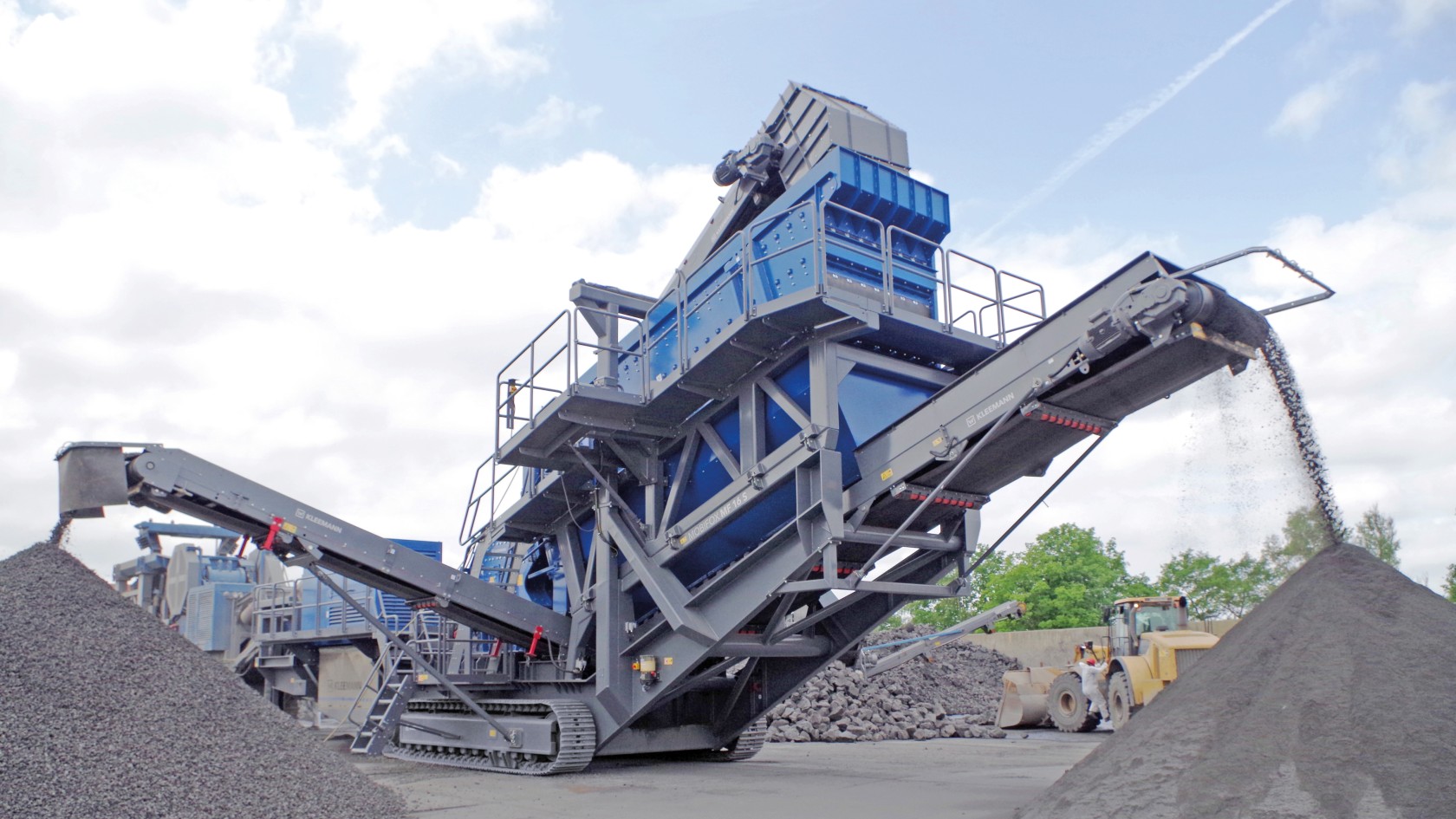 Mobile Impact Crusher Mf 16 S Impresses With High Throughput In Recycling Job Report Kleemann