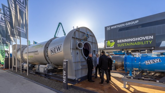 REVOC system from Benninghoven at the Bauma exhibition booth