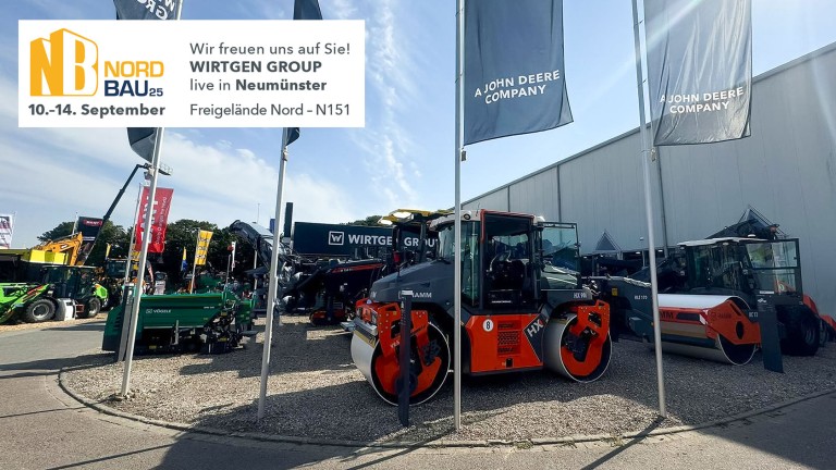 Wirtgen Group kommt mit zwei Highlights zur Nordbau 2025