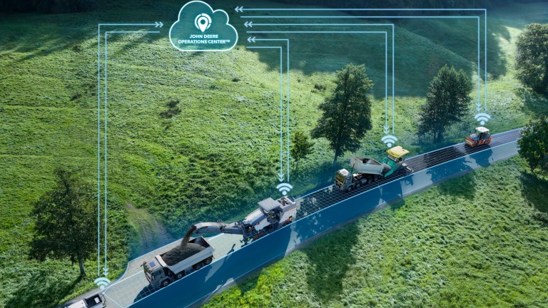 Vernetzte Produktlösungen der Wirtgen Group auf den Deutschen Asphalttagen 2026