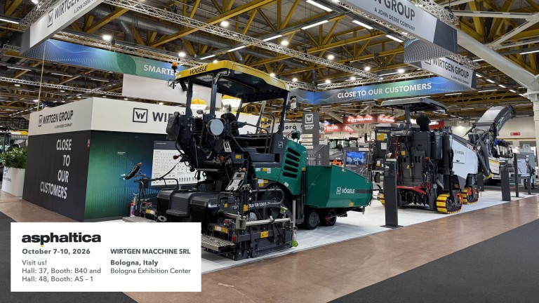 The Wirtgen Group presents three market premières at Asphaltica 2026