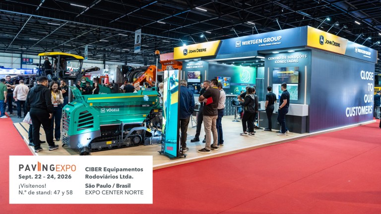 O Wirtgen Group exibirá duas estreias no mercado na Paving Expo 2026