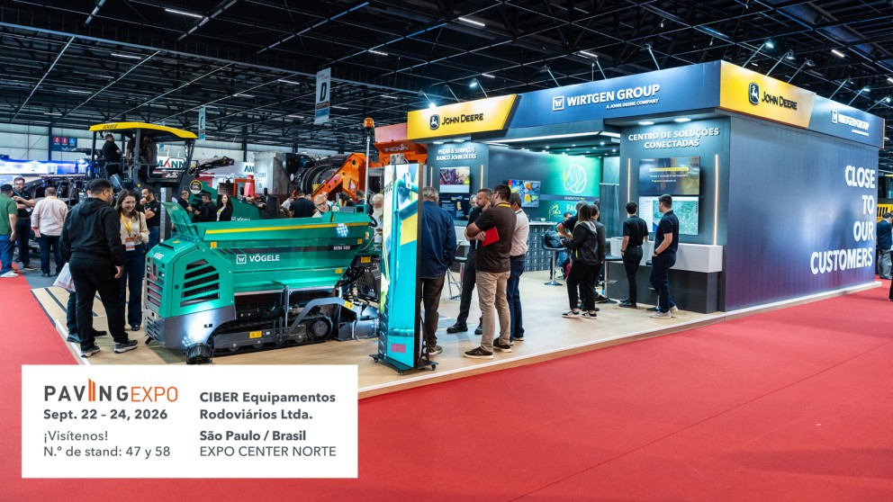Estande na Paving Expo 2026