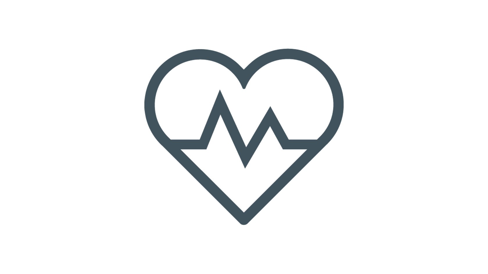 Skizze Herz mit Pulsschlag