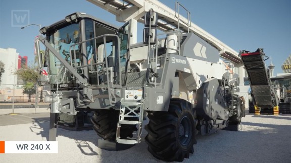 WR 240 X at the Conexpo booth in 2026