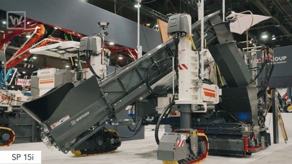 SP15 at the Conexpo booth in 2026