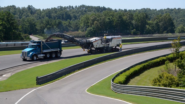 Wirtgen F Series Solidifies Pole Position on Alabama Racetrack