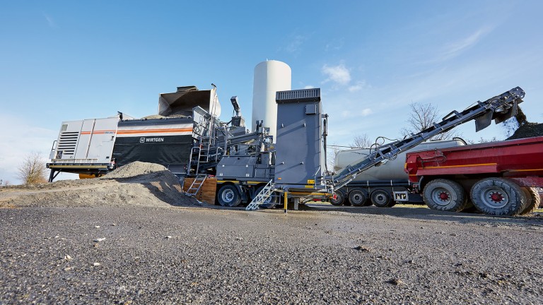 20 Tons of Cold Recycled Mix Every Five Minutes