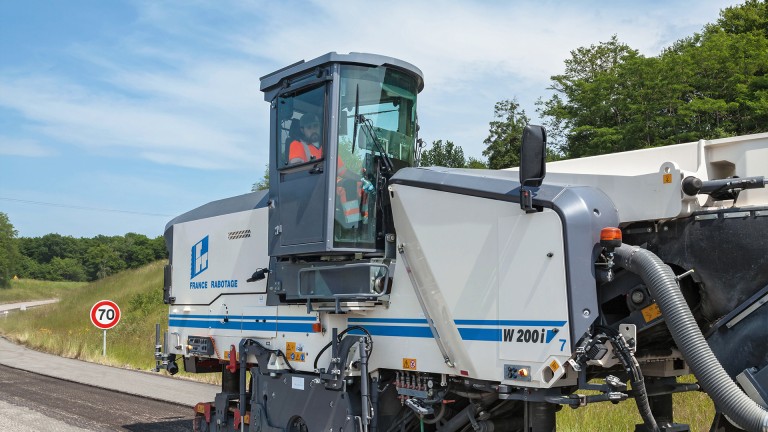 OCS from Wirtgen excels in milling work on the A 36 in France