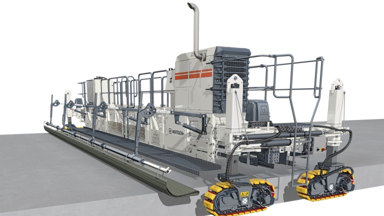 Texture curing machine TCM 180i from Wirtgen: A handy solution