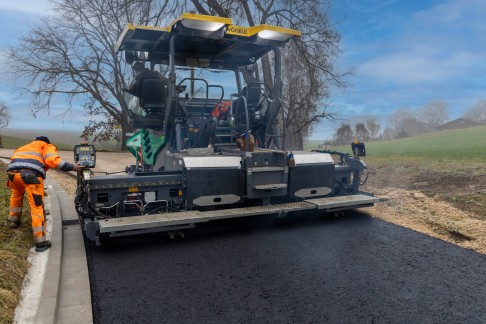 Image illustrant la technologie à haut pouvoir de compactage de Vögele