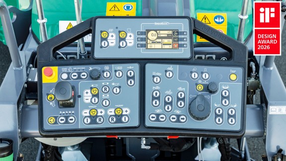 Pupitre de commande du conducteur du finisseur SUPER 800-5 P