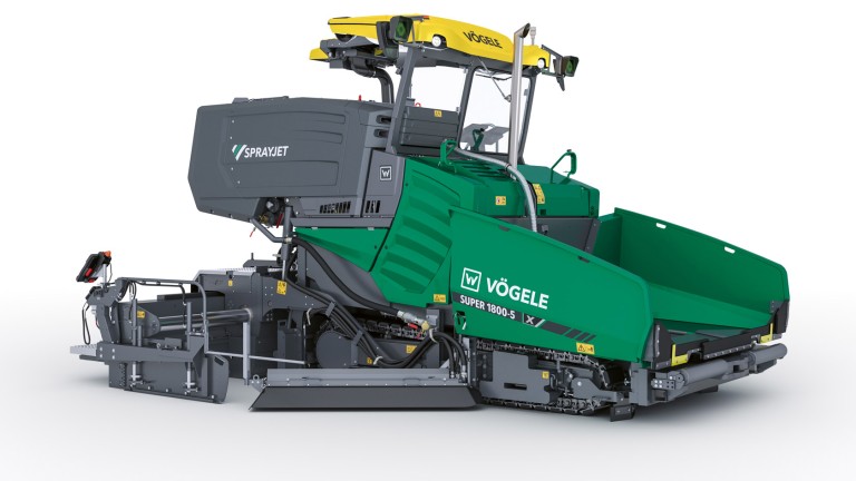 Vögele presents the spray-ready version of the 5th generation the X