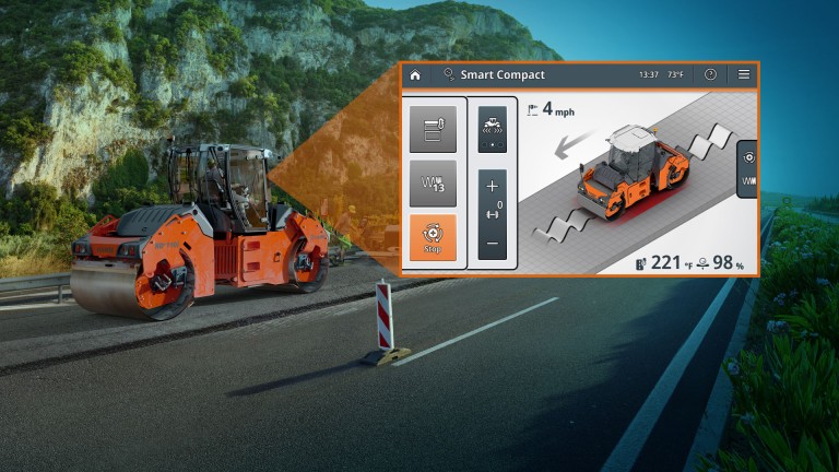 Smart Compact for HD+ articulated tandem rollers