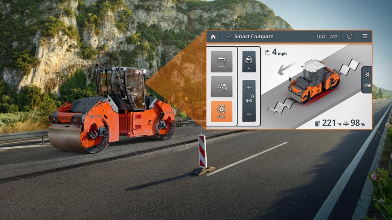 Worldwide for the first time: Smart Compact Pro integrates real-time density into automated compaction