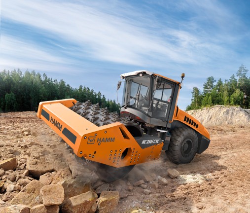 Compactadores VC: trituración y compactación de roca en un solo paso