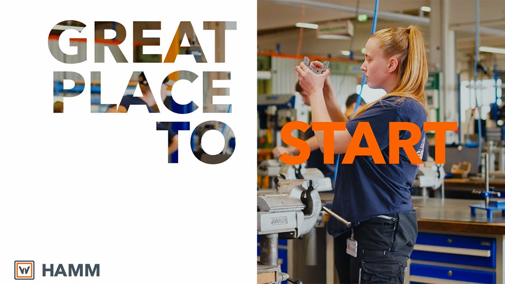 Die HAMM AG bildet in verschiedenen Ausbildungsberufen aus.