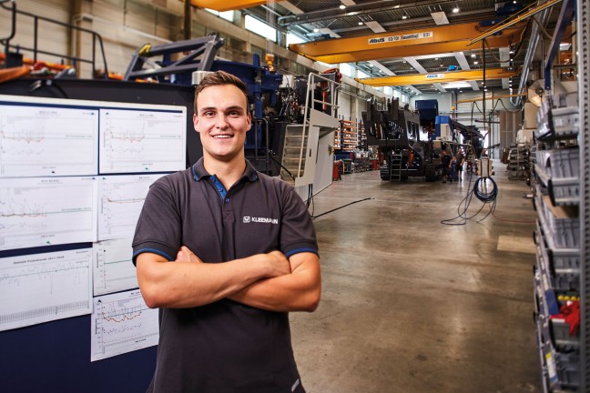 Duales Studium Maschinenbau mit Vertiefungsrichtung Produktionstechnik bei KLEEMANN