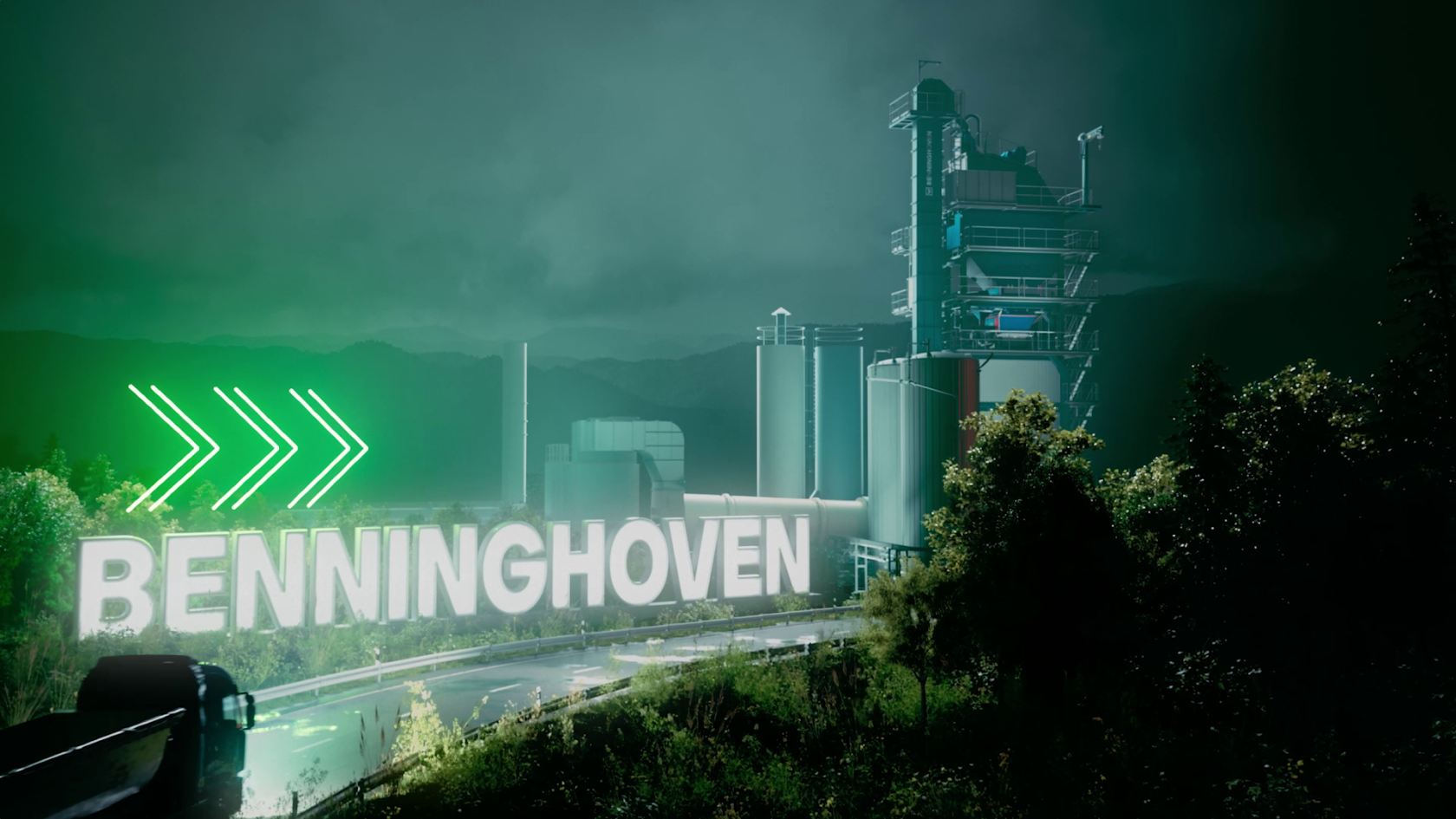 Rennwagen mit Schriftzug Grip auf Rennbahn