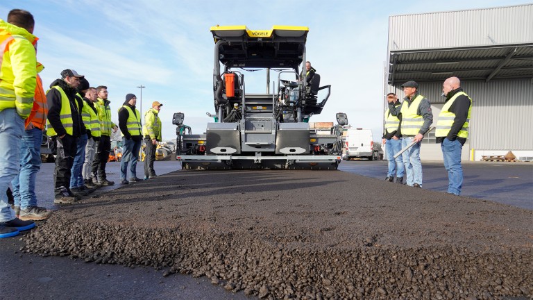 Vögele user training in Windhagen