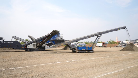 Demonstration of Kleemann crushers