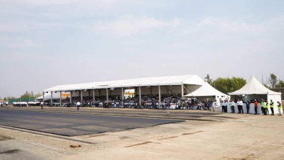 Audience watching the machine demontrations