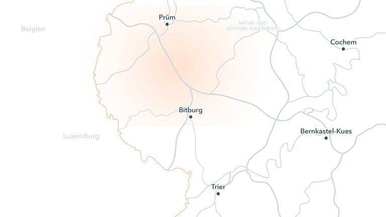 Kartenansicht Verortung Baustelle.