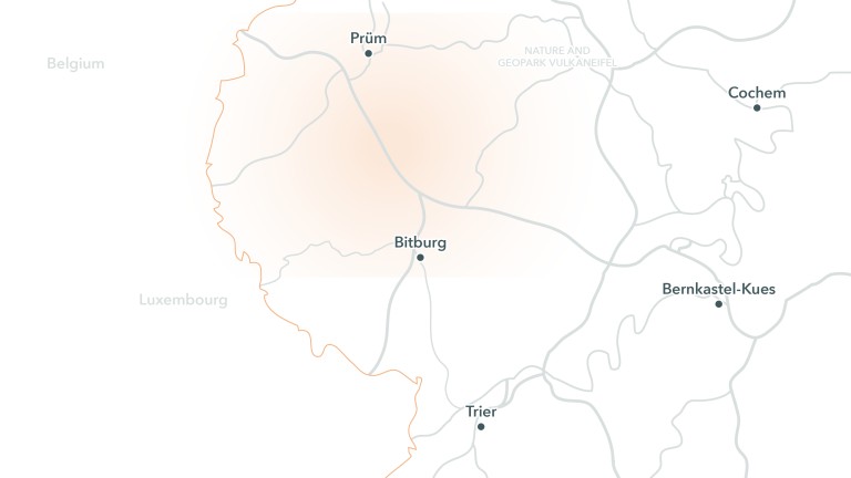 Map showing the location of the construction site.