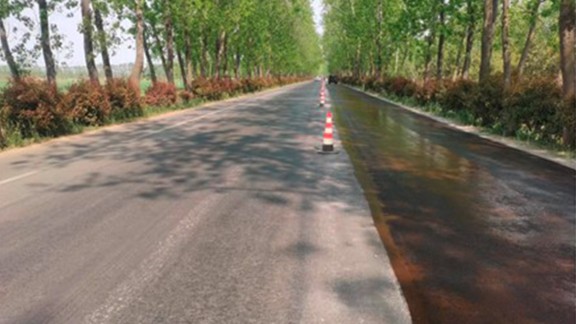 Reconstruction of the Changwu Road with a W 380 CR