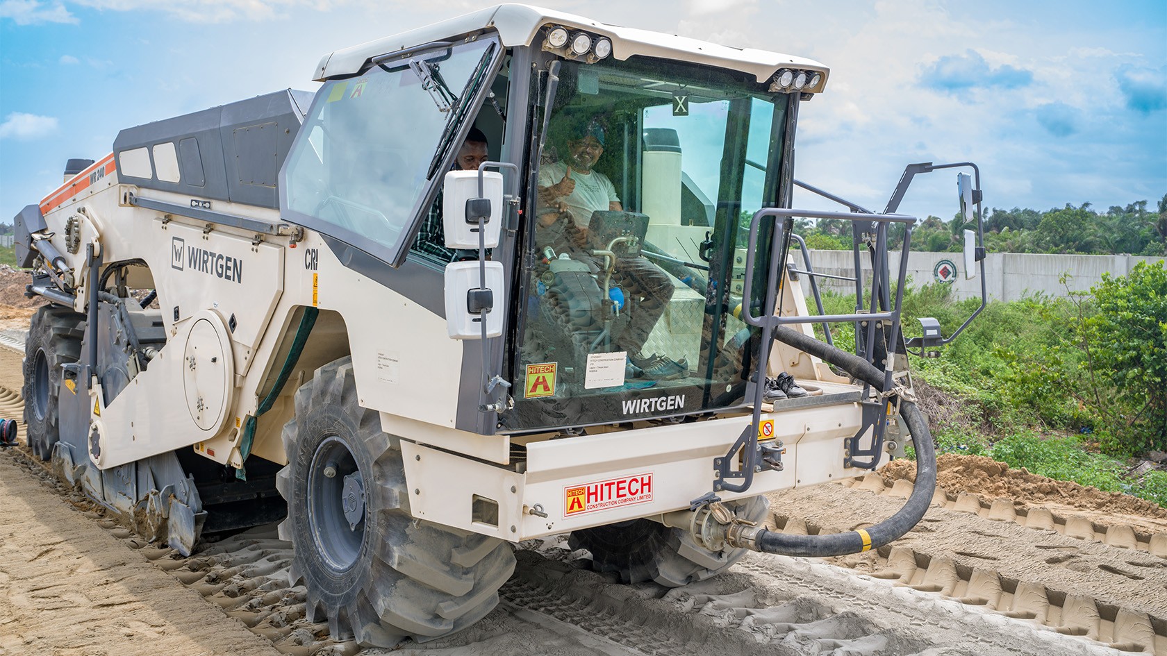 Vorderansicht auf Maschine der WR-Serie.