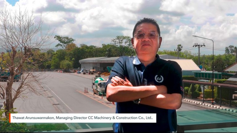 Thawat Arunsuwannakon, Managing Director of CC Machinery & Construction Co., Ltd.