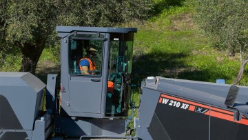 Focus on the Gray Operator’s Cabin
