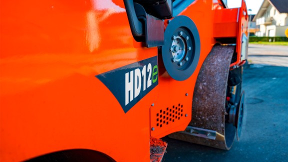 View of the roller drum.