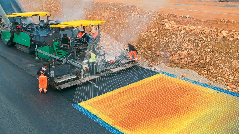Vögele’s RoadScan non-contacting temperature measurement system is an innovative and economical solution for the road construction industry.