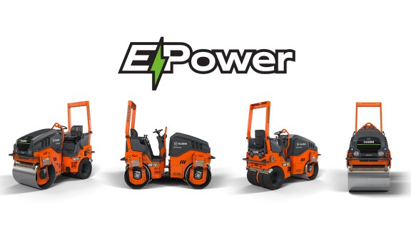 Akülü elektrikli tandem silindirler