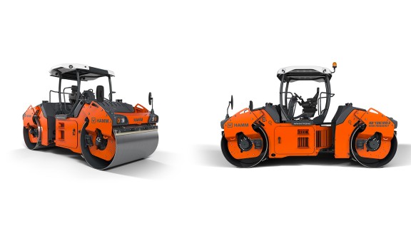 HD+ 120i V-VIO and HD+ 120i VIO-2 HF tandem rollers.
