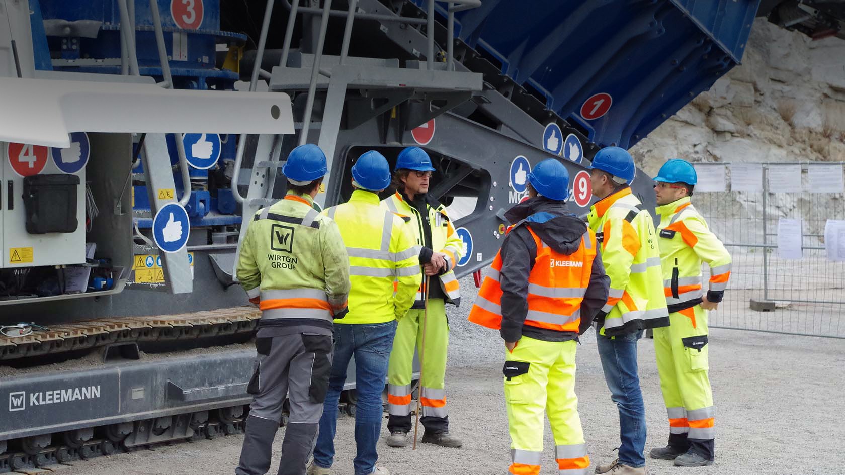 Practical training with the new Kleemann EVO 2 crushing and screening plants