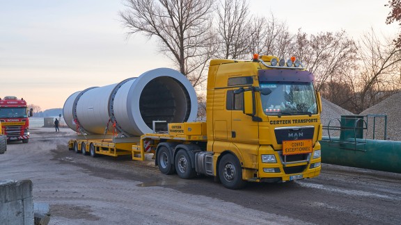 Installation of the burner on site