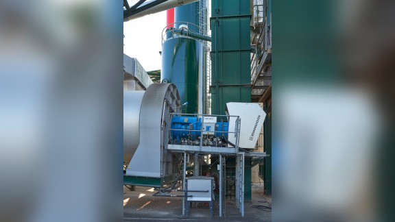 Installation of the burner at the site