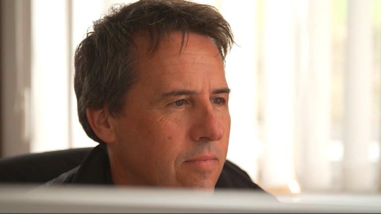 Christian Schweiger at his desk