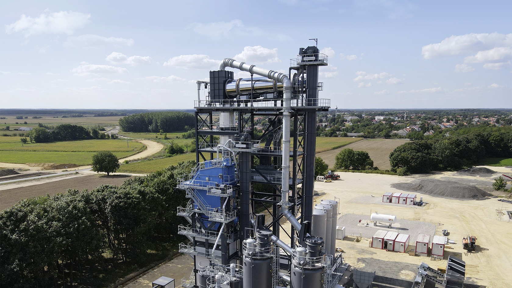 Hungary’s first mixing plant with 70 % recycled material content