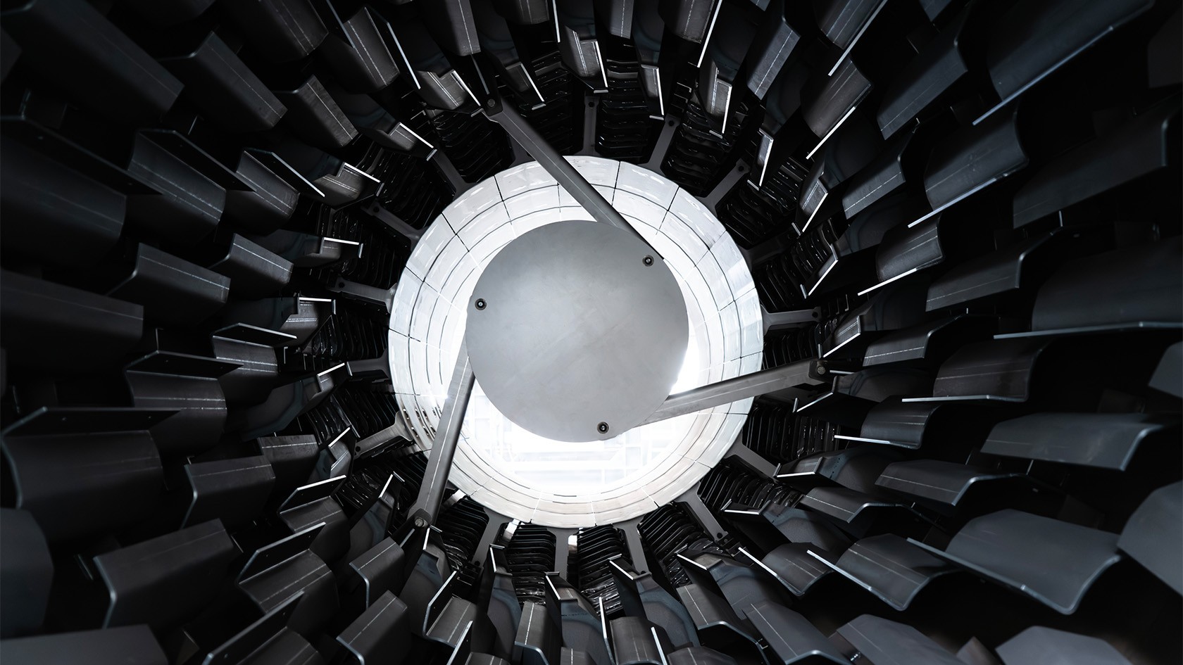 Dryer drum from the inside