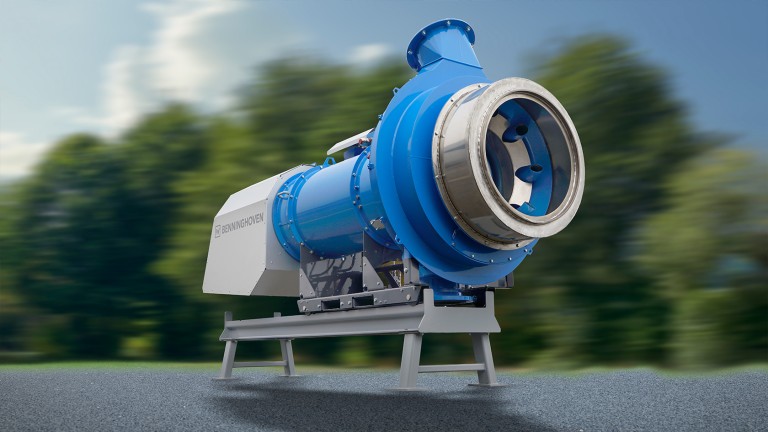 A burner against a blurred background.